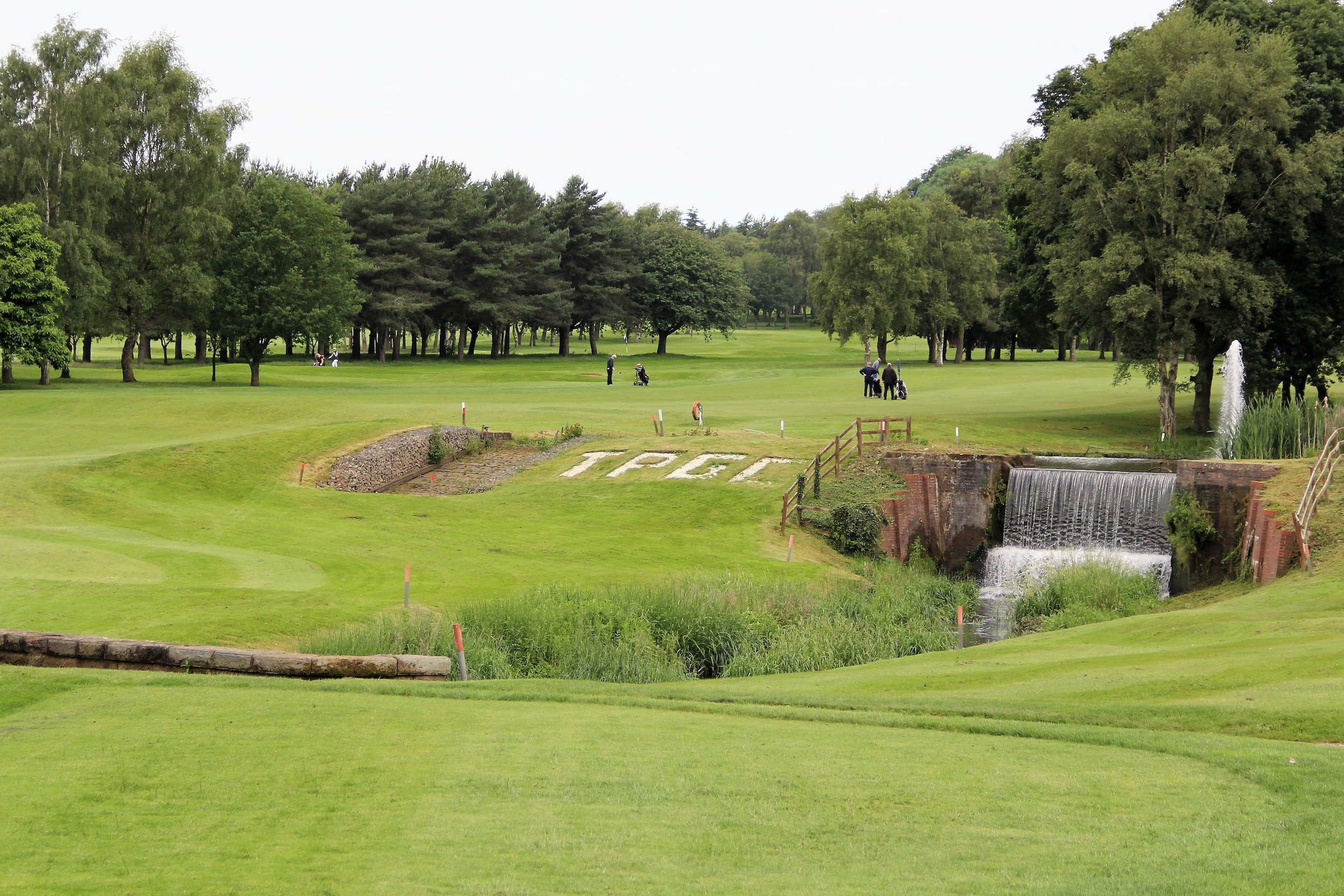Hole 1 at Trentham Park Golf Club